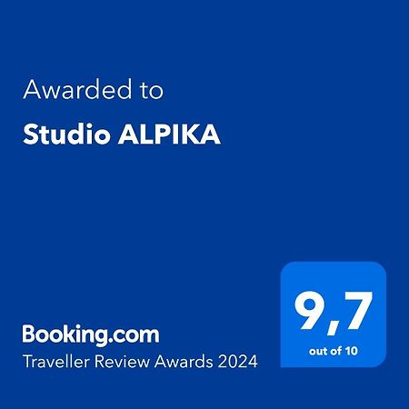 Studio Alpika Vila Luče Exterior foto